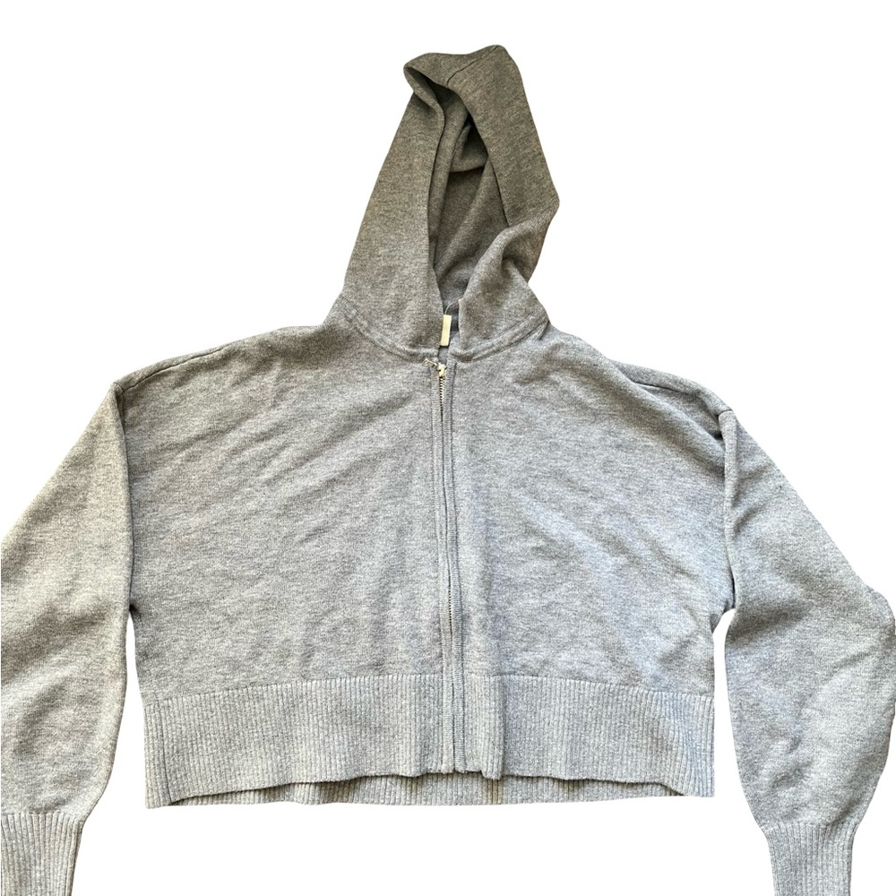 NWT Hollister Gilly Hicks Light Gray Women's Hoodie Small